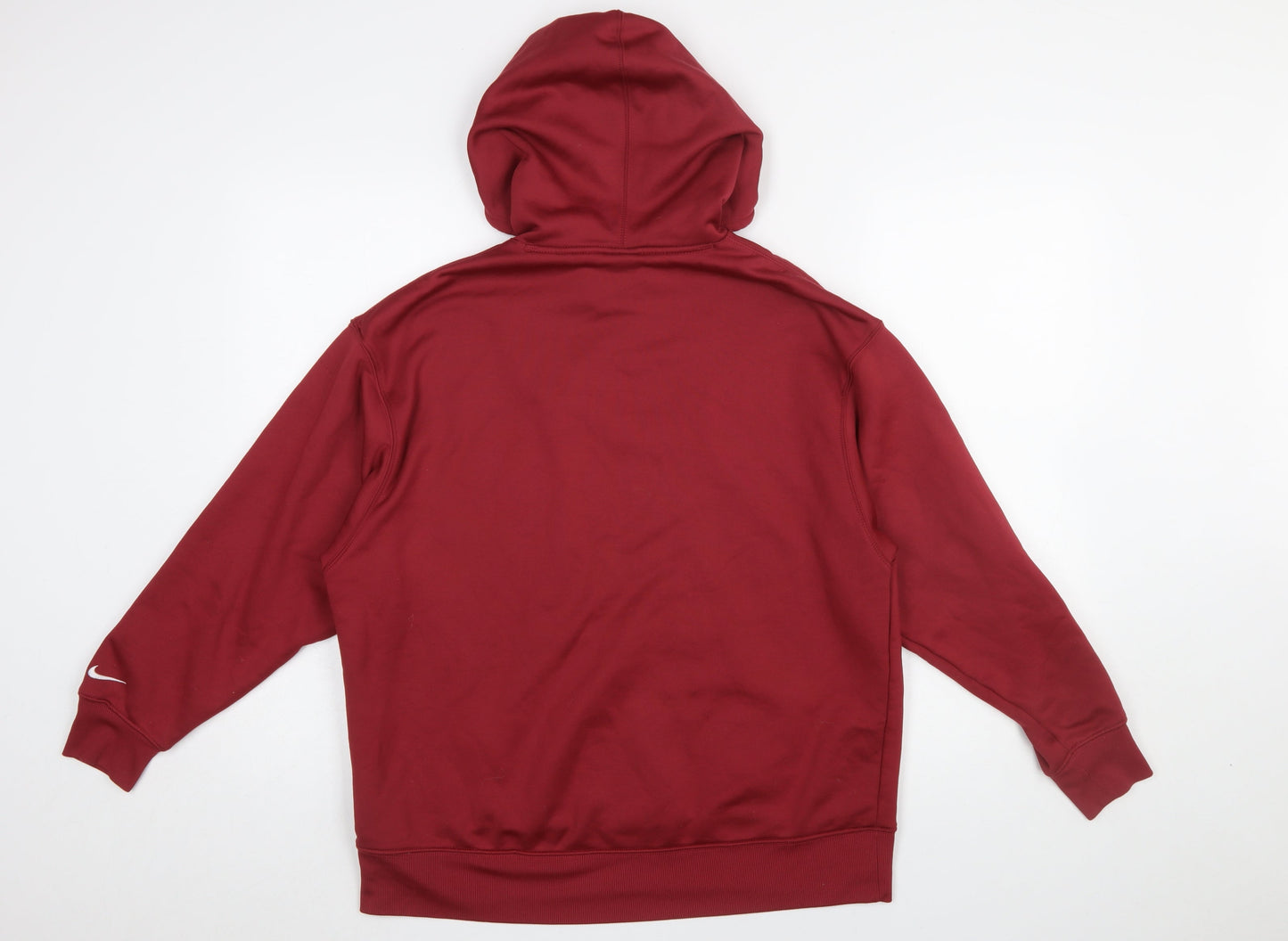 Nike Men's Red Therma-Fit Pullover Hoodie Size M Sportswear
