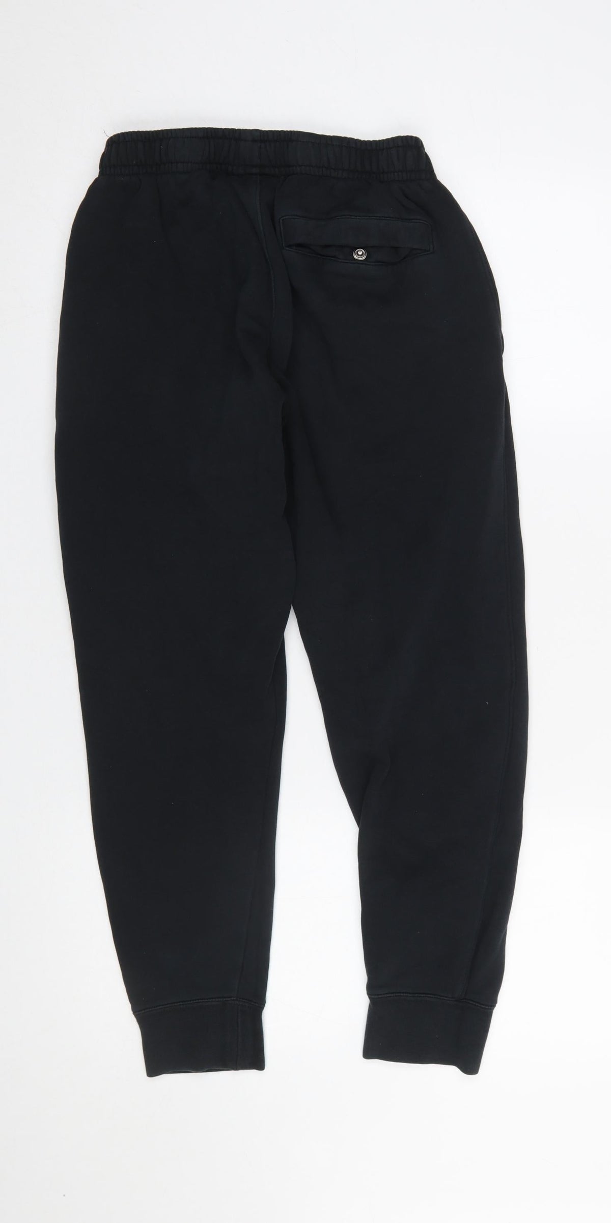 Nike Women's Black Jogger Trousers Size S Fleece Cotton Blend