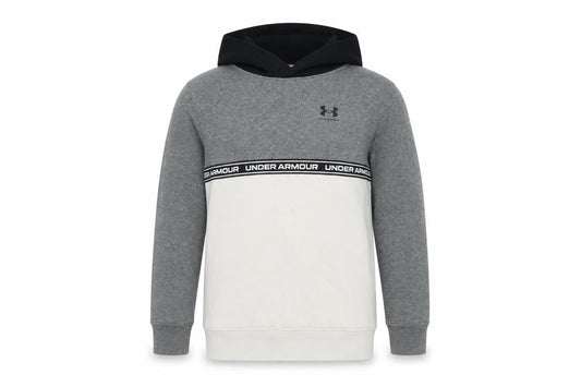 Under Armour Boys Grey Hoodie Medium Colourblock Pullover ColdGear
