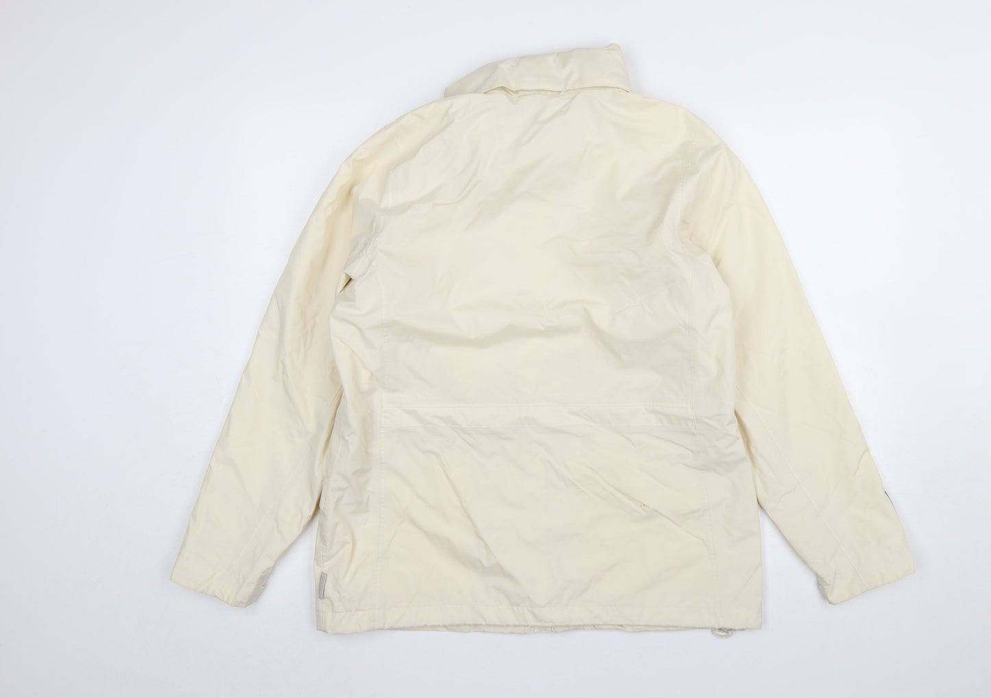 Regatta Women's Ivory Waterproof Rain Jacket Size 12 Lined Windproof Coat