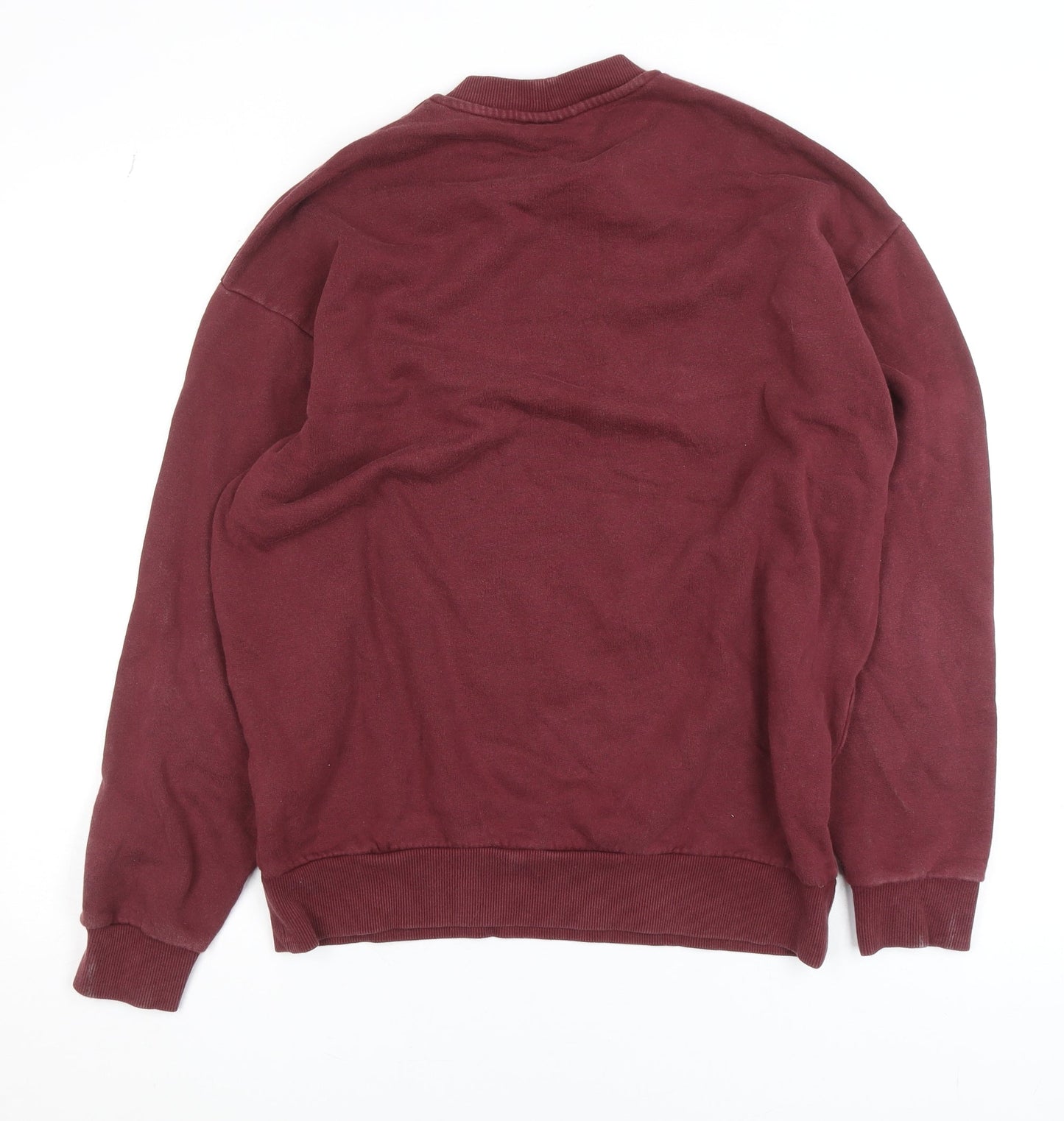 ASOS Design Women's Burgundy Colorado Graphic Pullover Sweatshirt Size S