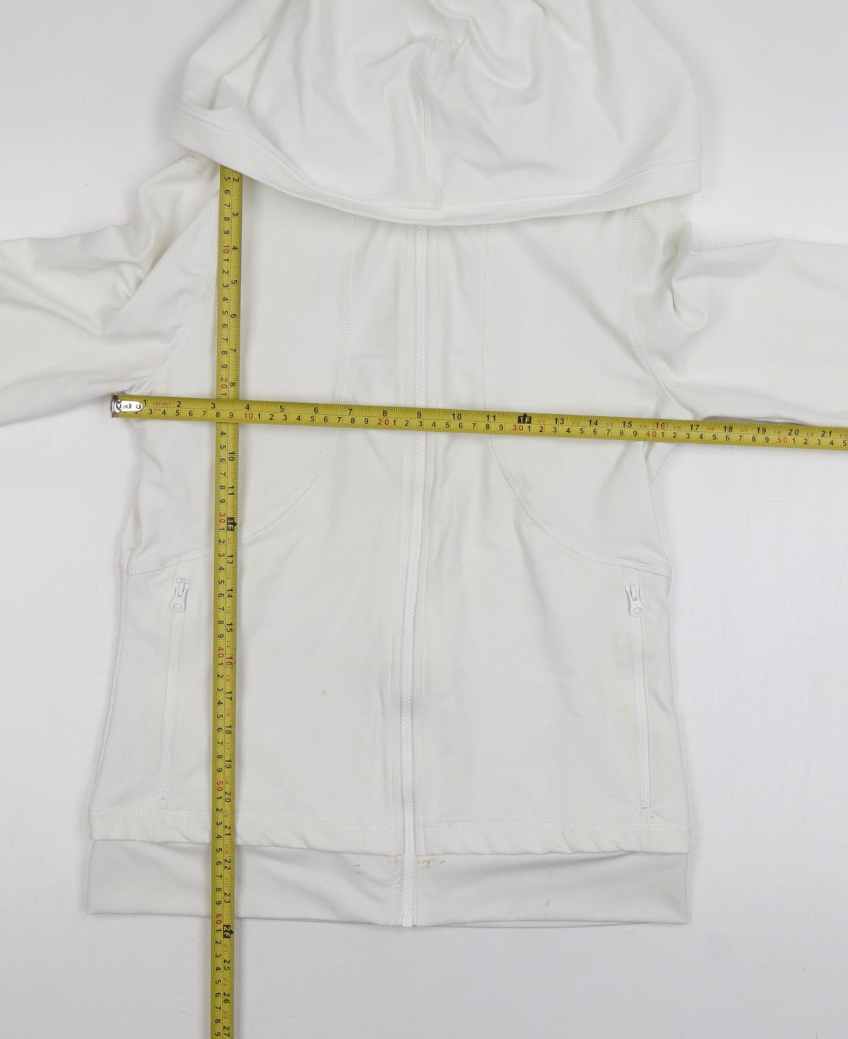 Reebok CrossFit Women's White S Athletic Full Zip Hooded Track Jacket