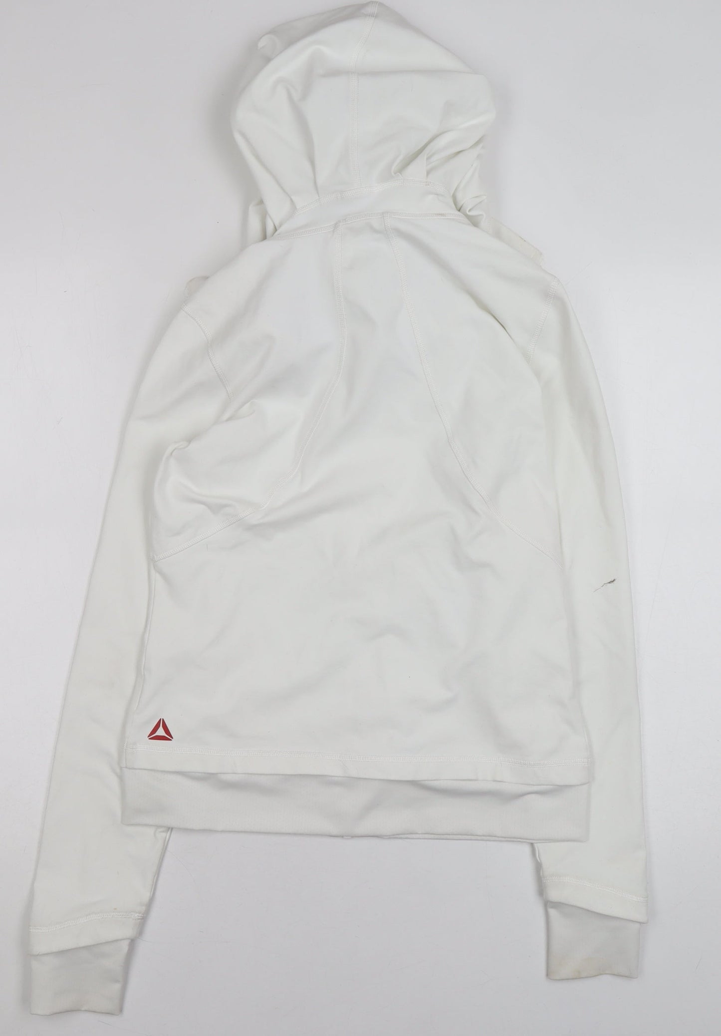 Reebok CrossFit Women's White S Athletic Full Zip Hooded Track Jacket