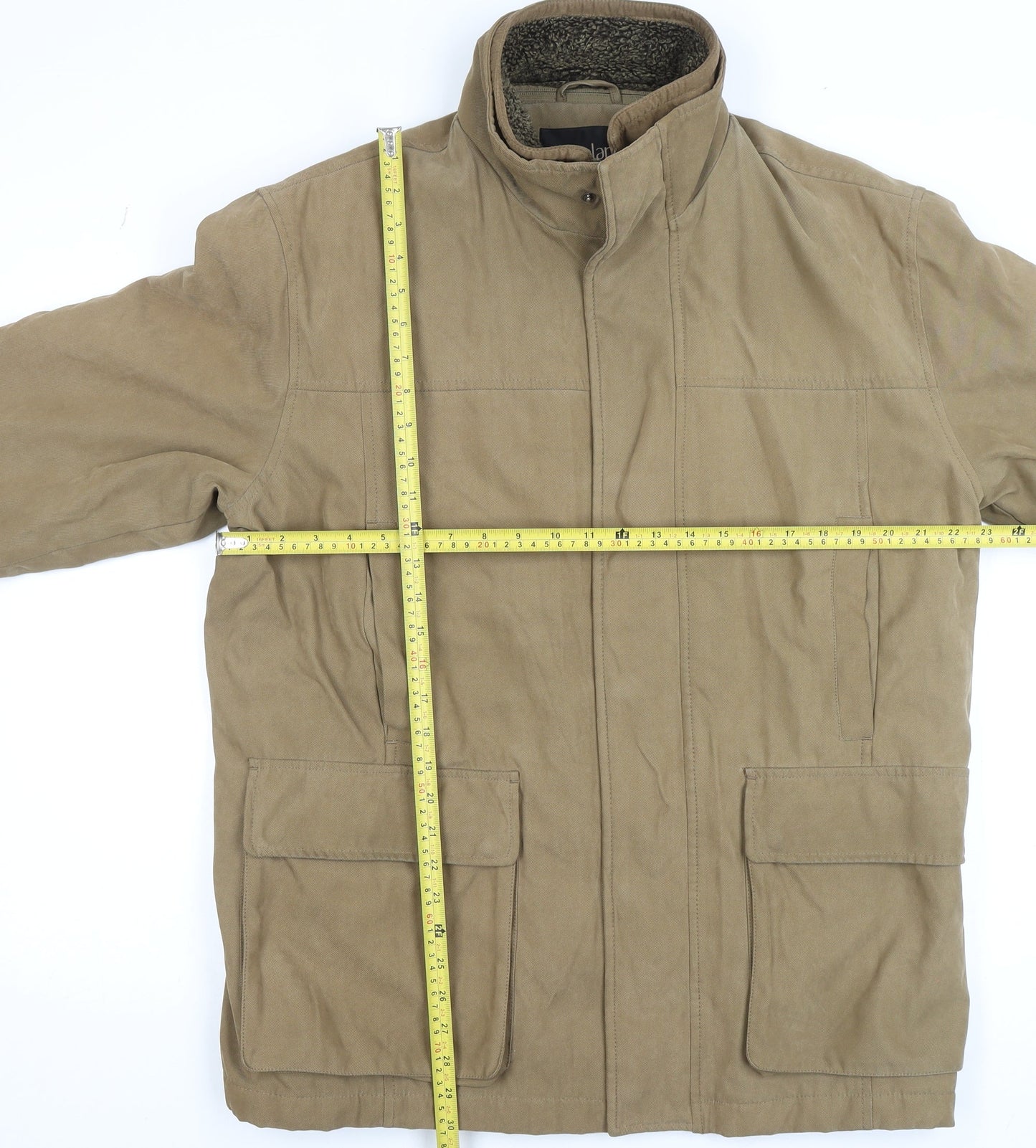Lakeland Men's Brown M 40 Regular Fit Lined Parka Jacket