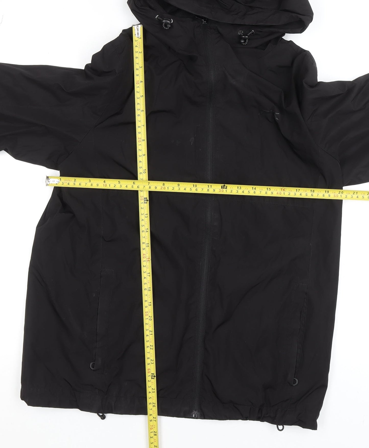 Slazenger Mens Black M Hooded Waterproof Windbreaker Jacket