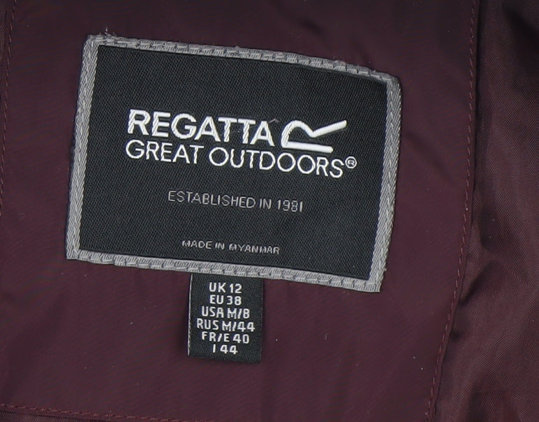 Regatta Womens Purple Insulated Bodywarmer Waistcoat UK 12