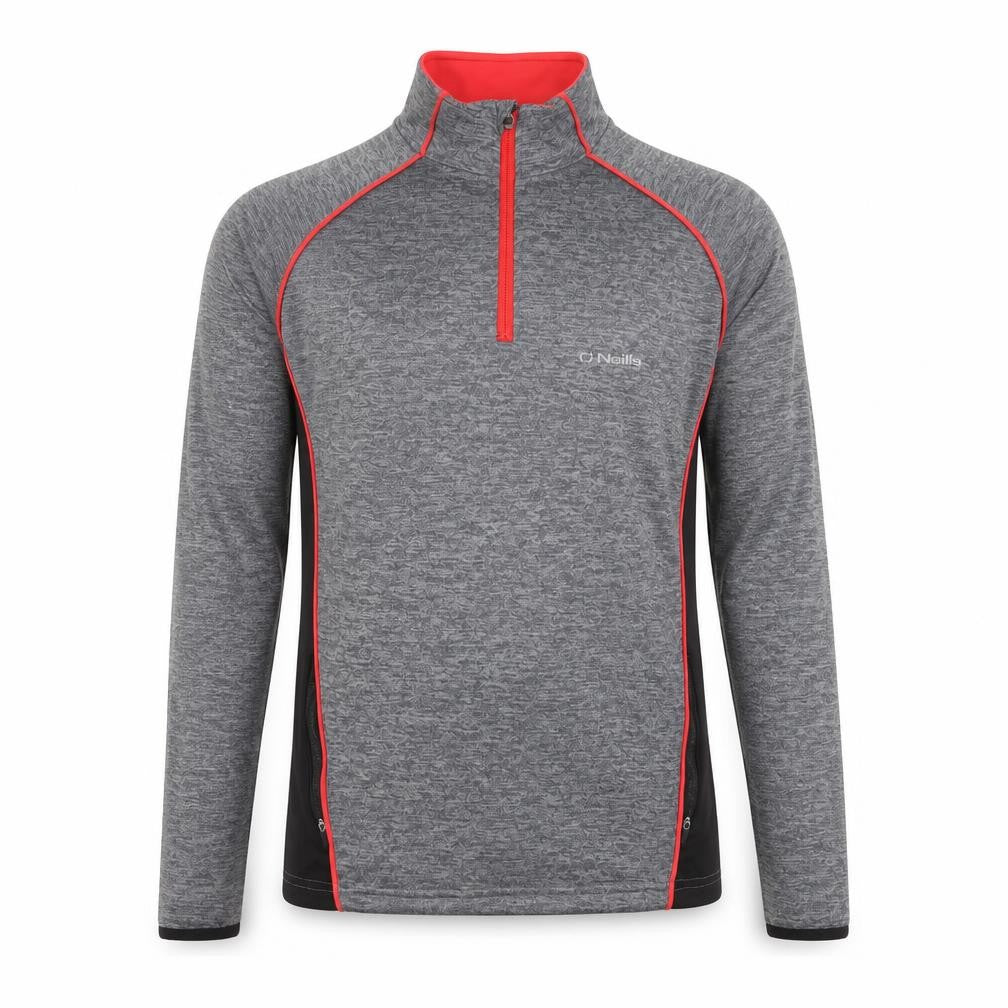 O'Neills Men’s Grey 1/4 Zip Track Jacket Size L Lightweight Activewear