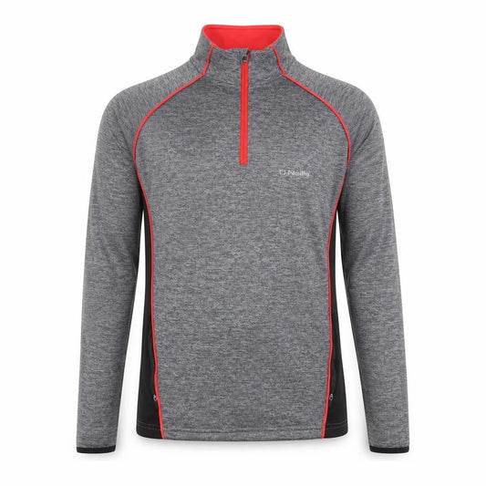 O'Neill Men’s Grey 1/4 Zip Track Jacket Size L Lightweight Activewear
