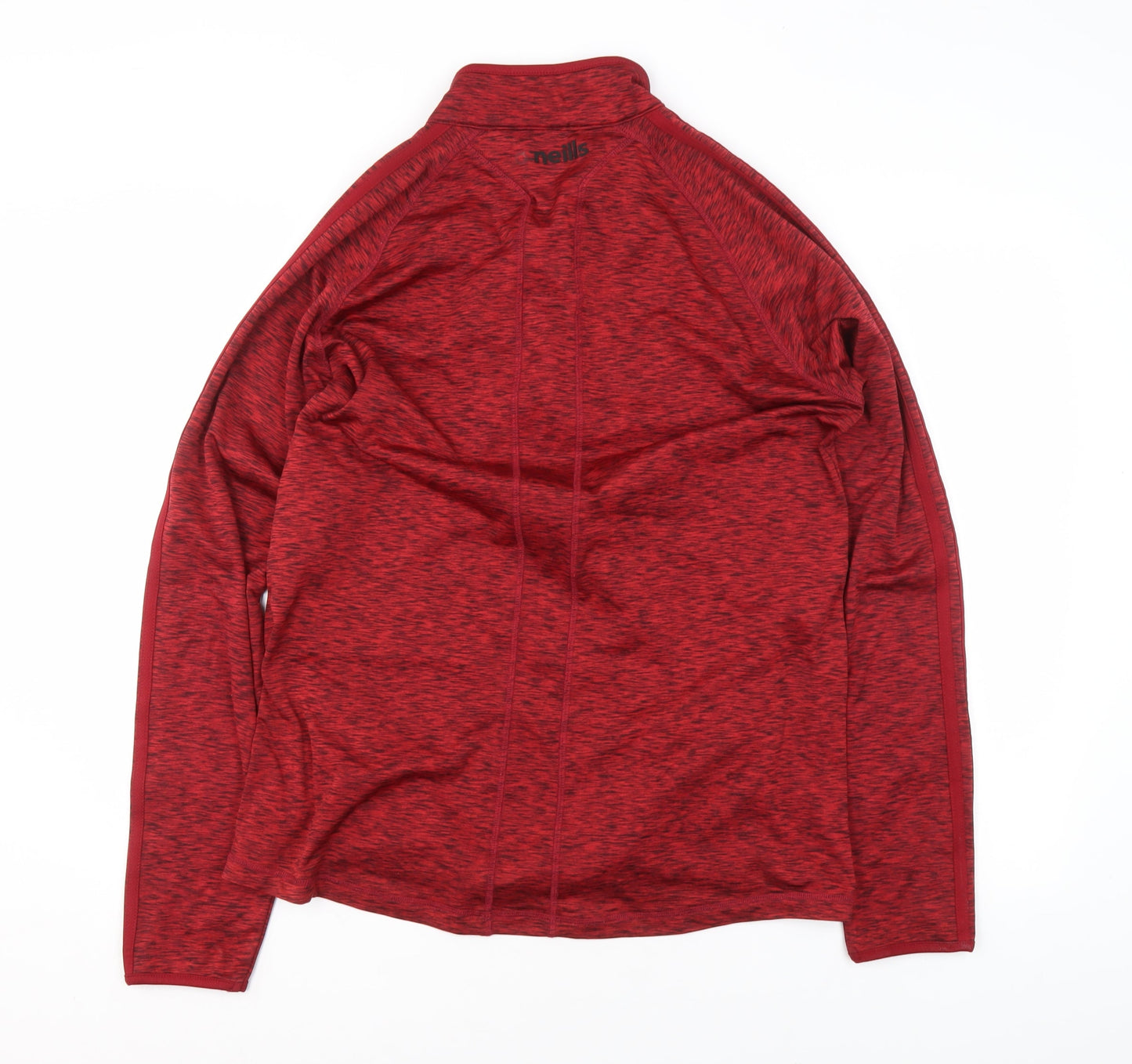 O’Neills Men’s Red Long Sleeve 1/4 Zip Athletic Top Size L