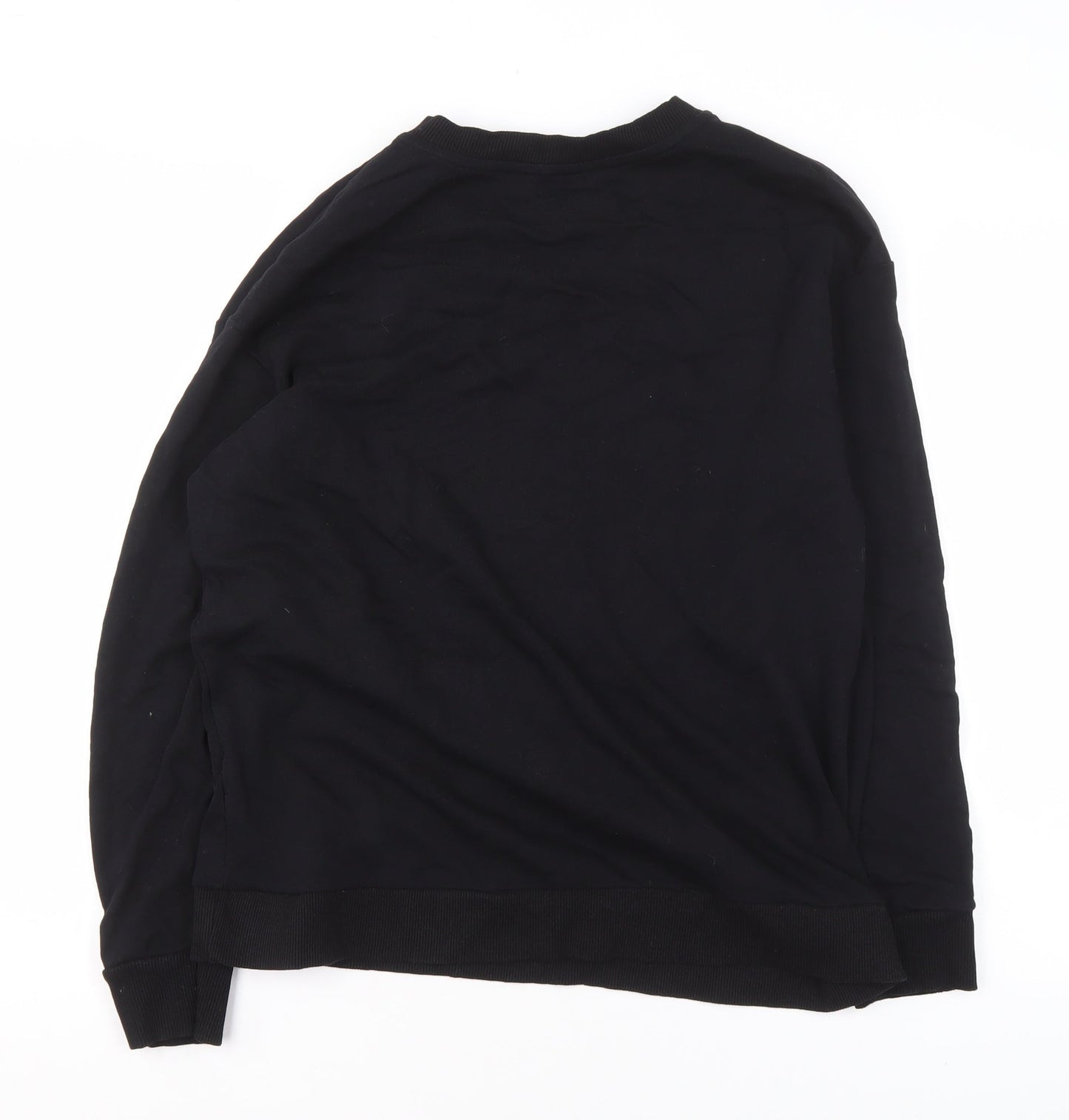 George Looney Tunes Women's Black Cotton Pullover Sweatshirt Size 12-14