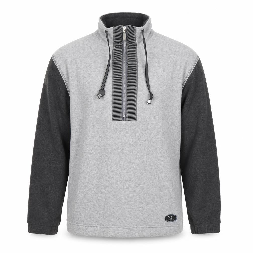 Made For Motion Men's Grey Fleece 1/4 Zip Sweatshirt Size M
