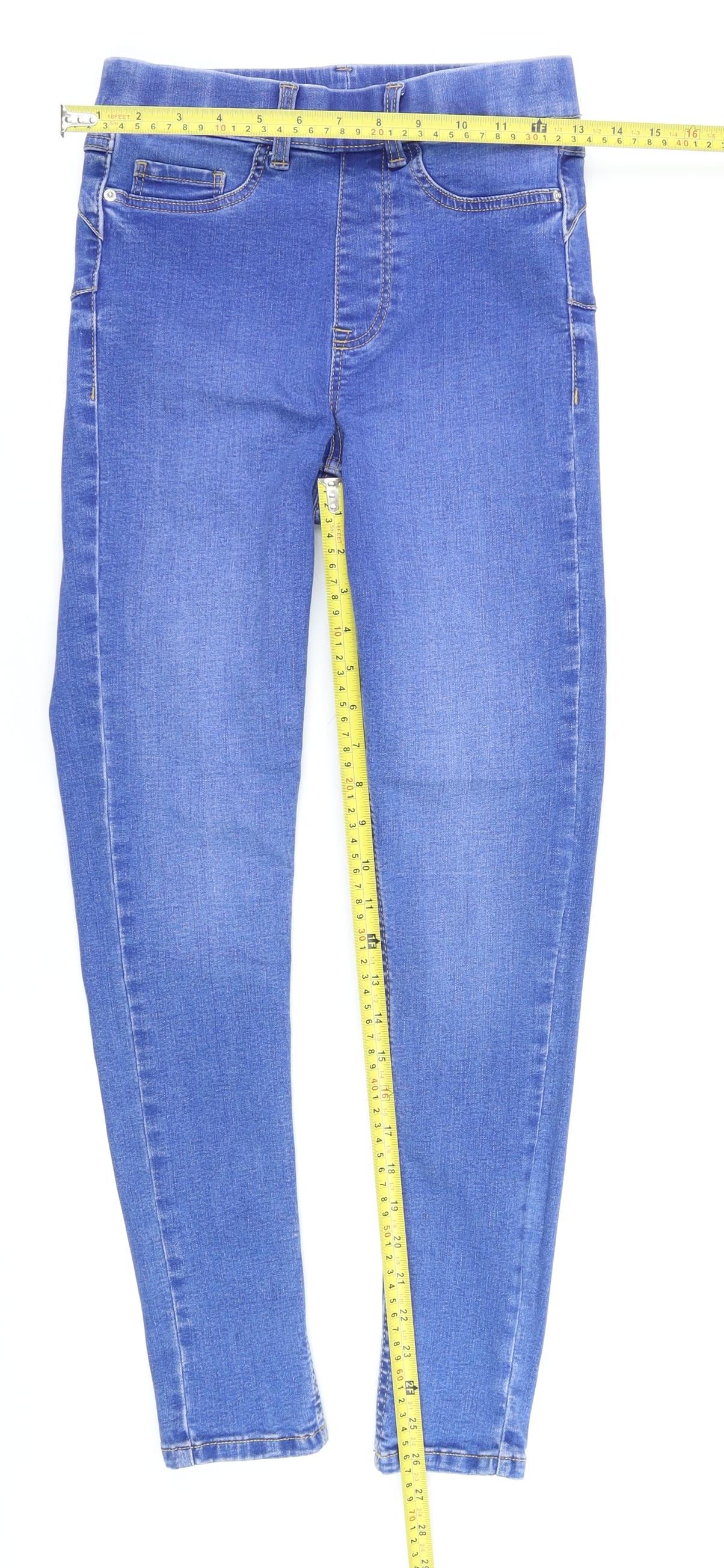New Look Women's Blue Skinny Denim Jeans Size 6 Slim Fit