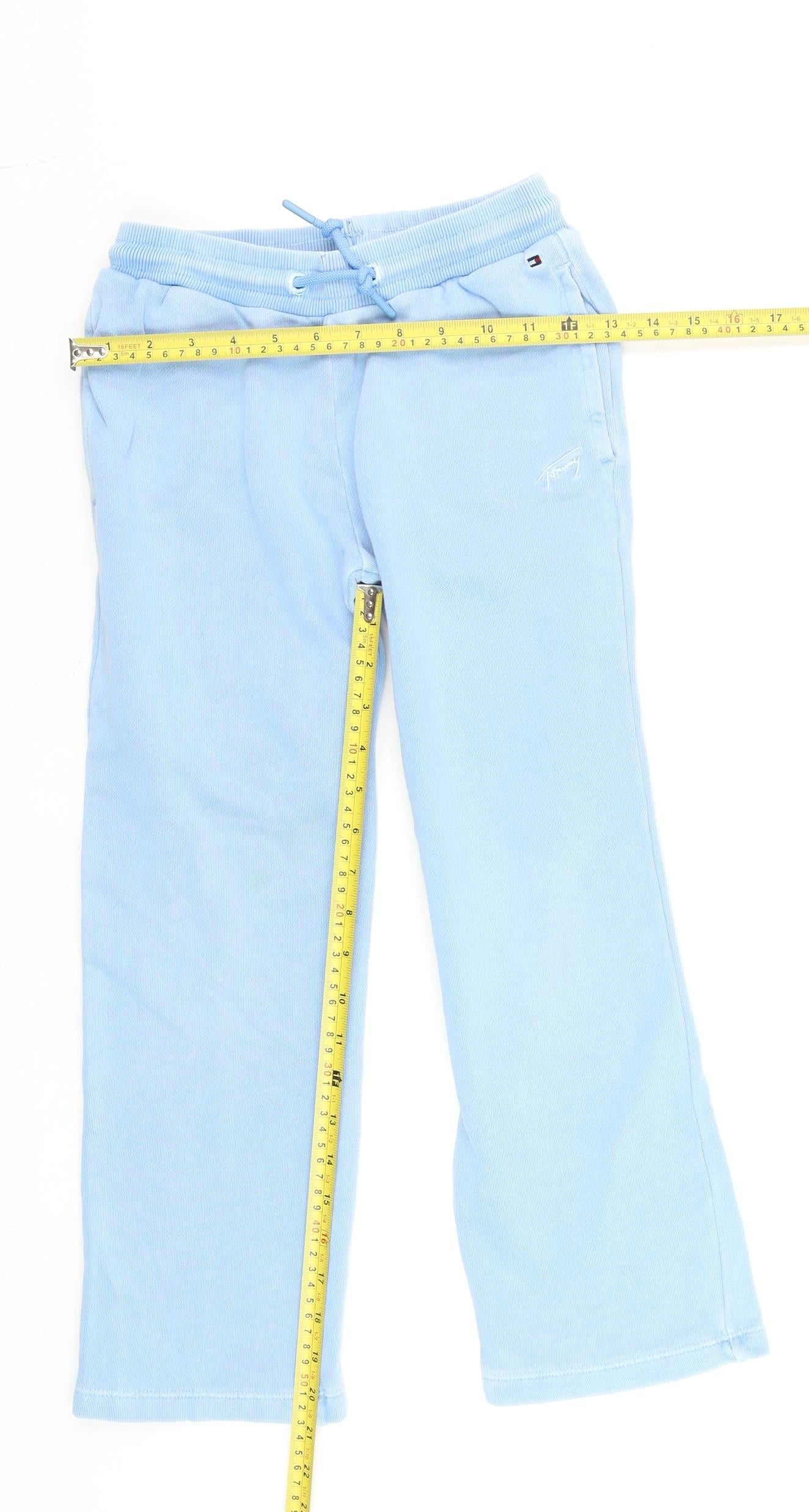Tommy Hilfiger Boys Blue Jogger Sweatpants Size 8 Years Cotton Blend