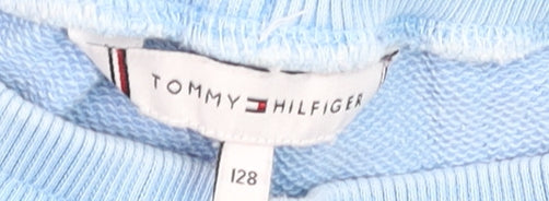 Tommy Hilfiger Boys Blue Jogger Sweatpants Size 8 Years Cotton Blend