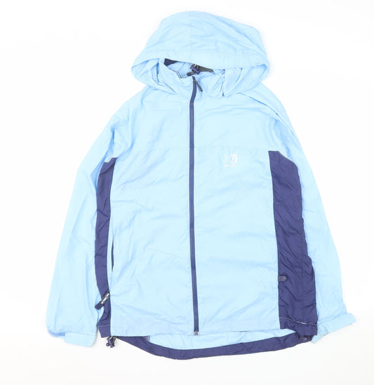 Karrimor Women Blue Size 14 Explorer Hooded Rain Coat Jacket