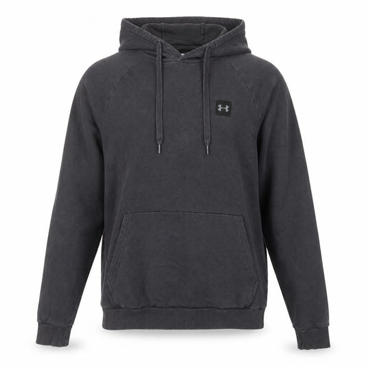 Under Armour Men’s Black Pullover Hoodie Small Regular Fit Fleece