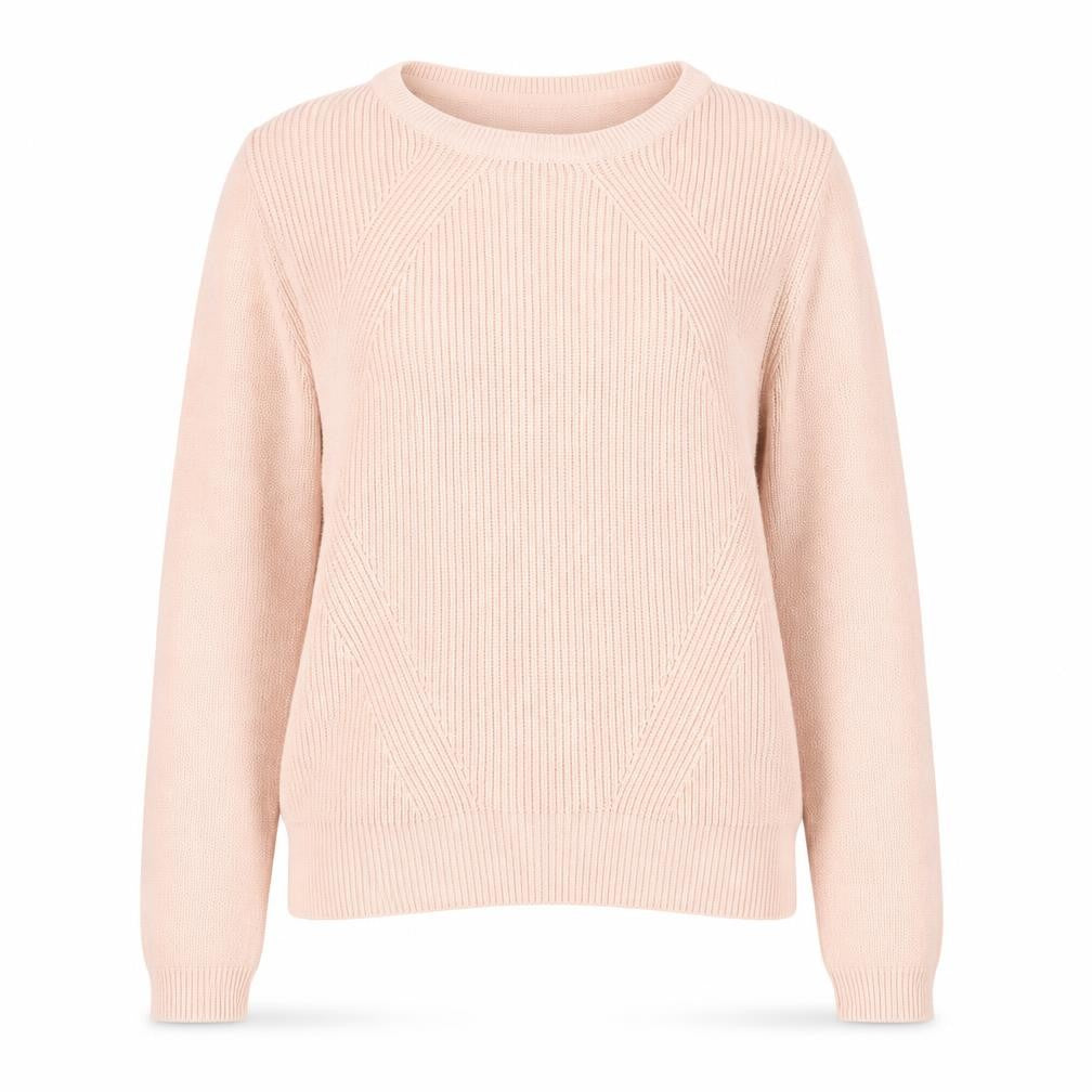 Vero Moda Women’s Pink Crew Neck Long Sleeve Pullover Jumper Size M