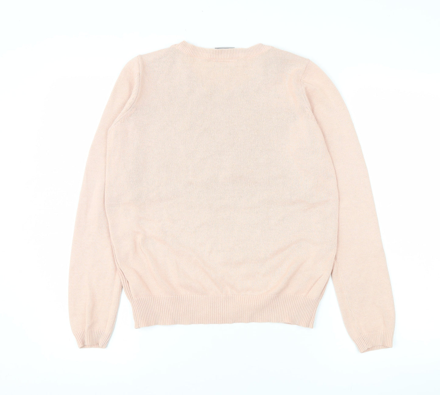 Vero Moda Women’s Pink Crew Neck Long Sleeve Pullover Jumper Size M