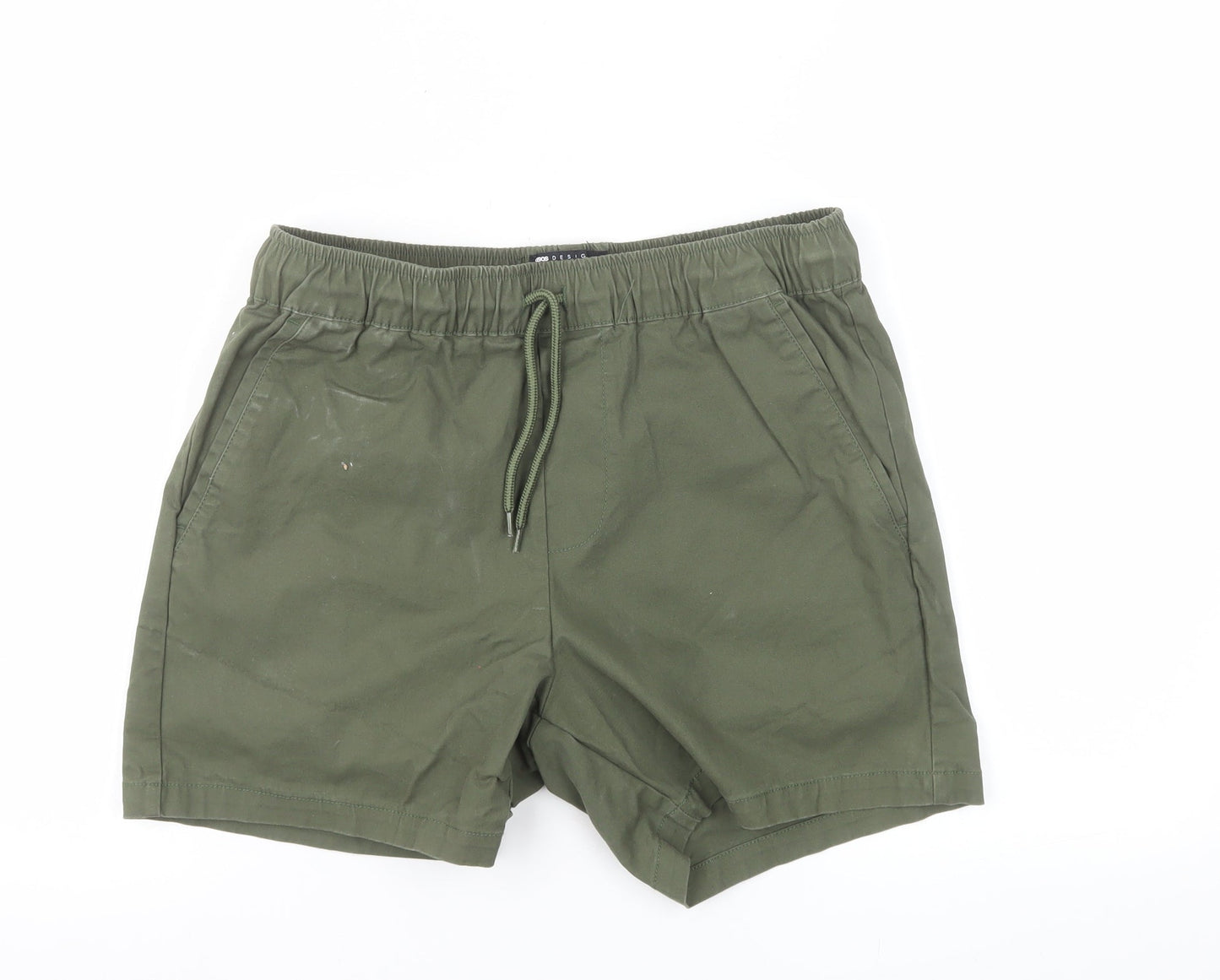 ASOS Design Men's Green Casual Chino Shorts Size S 32in