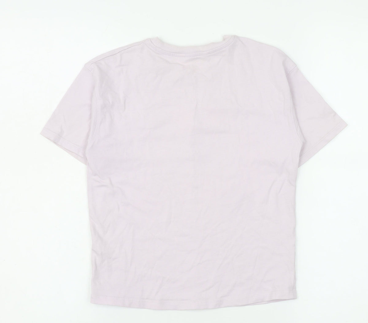 Disney Stitch Girls Pink T-Shirt by George 9-10 Years Cotton Graphic Top