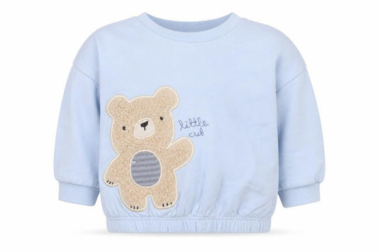 Next Baby Blue Bear Appliqué Pullover T-Shirt 3-6 Months