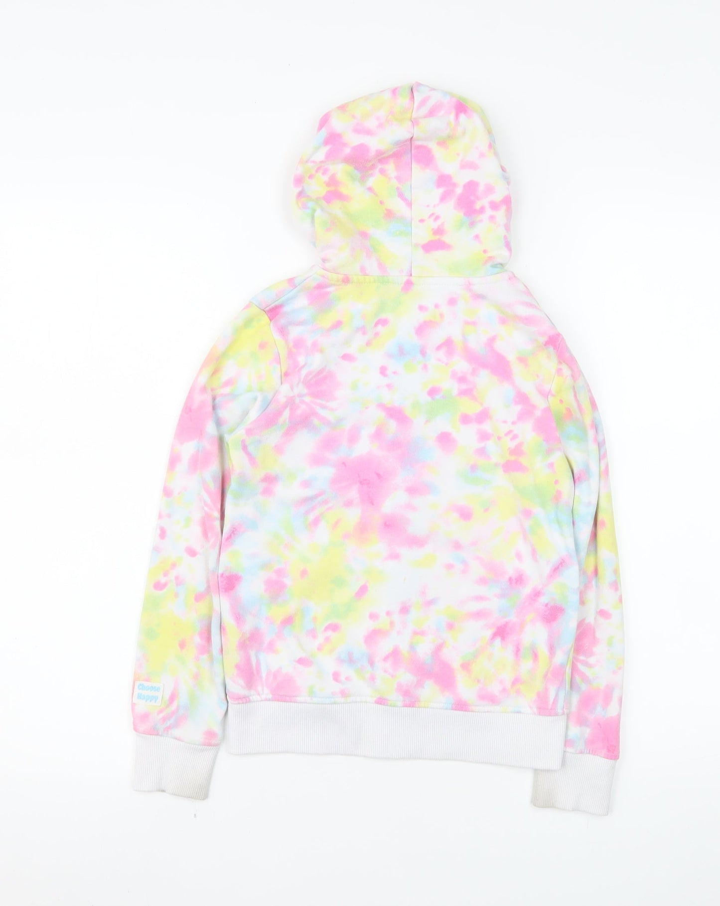 Terranova Girls Multicoloured Tie Dye Zip Hoodie Jacket 8-9 Years
