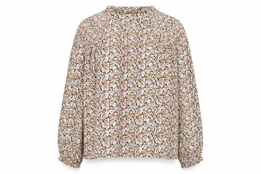 Next Women's Multicoloured Floral Long Sleeve Tunic Blouse Size 14