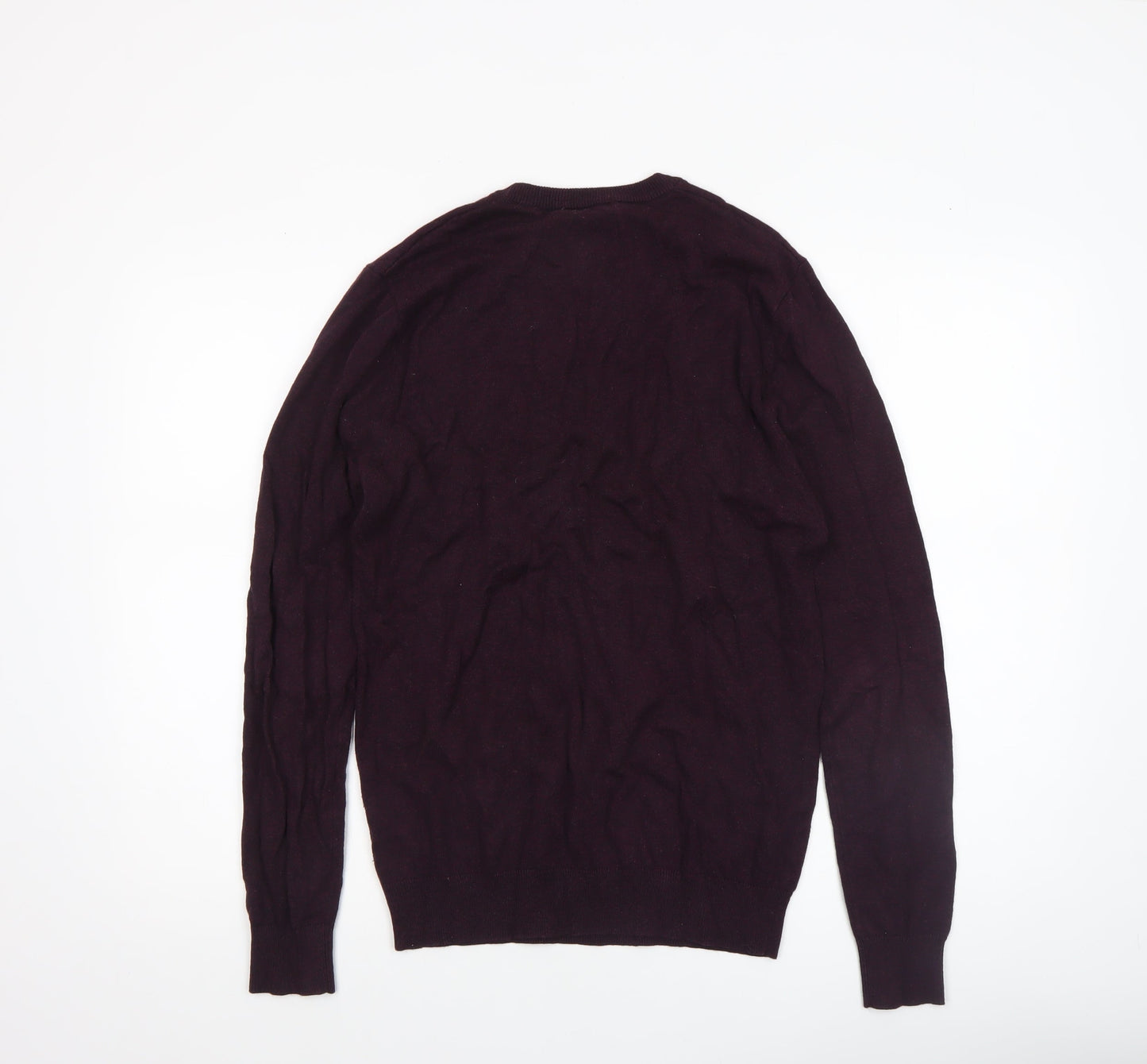 Jack Wills Men's Purple Slim Fit Crew Neck Jumper XS