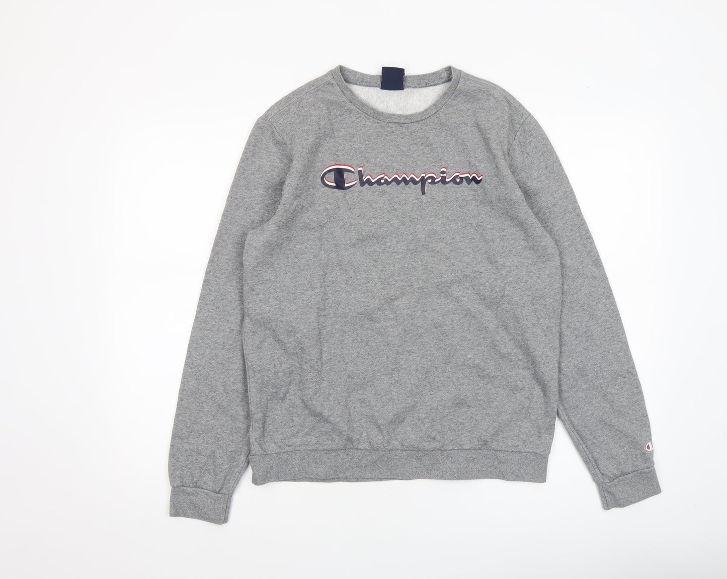 Champion Boys Grey 2XL Pullover Crew Neck Fleece Sweatshirt