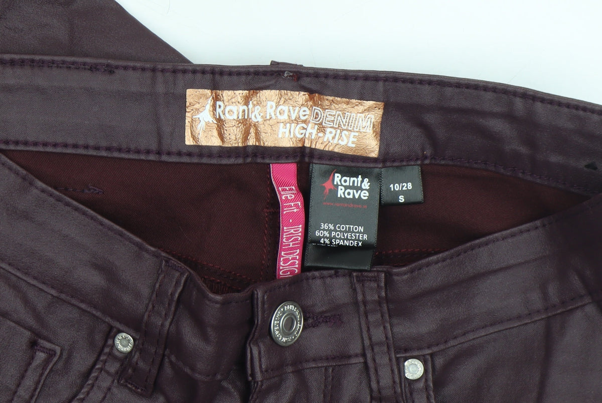Rant & Rave Women's Brown High Rise Skinny Jeggings Size 10