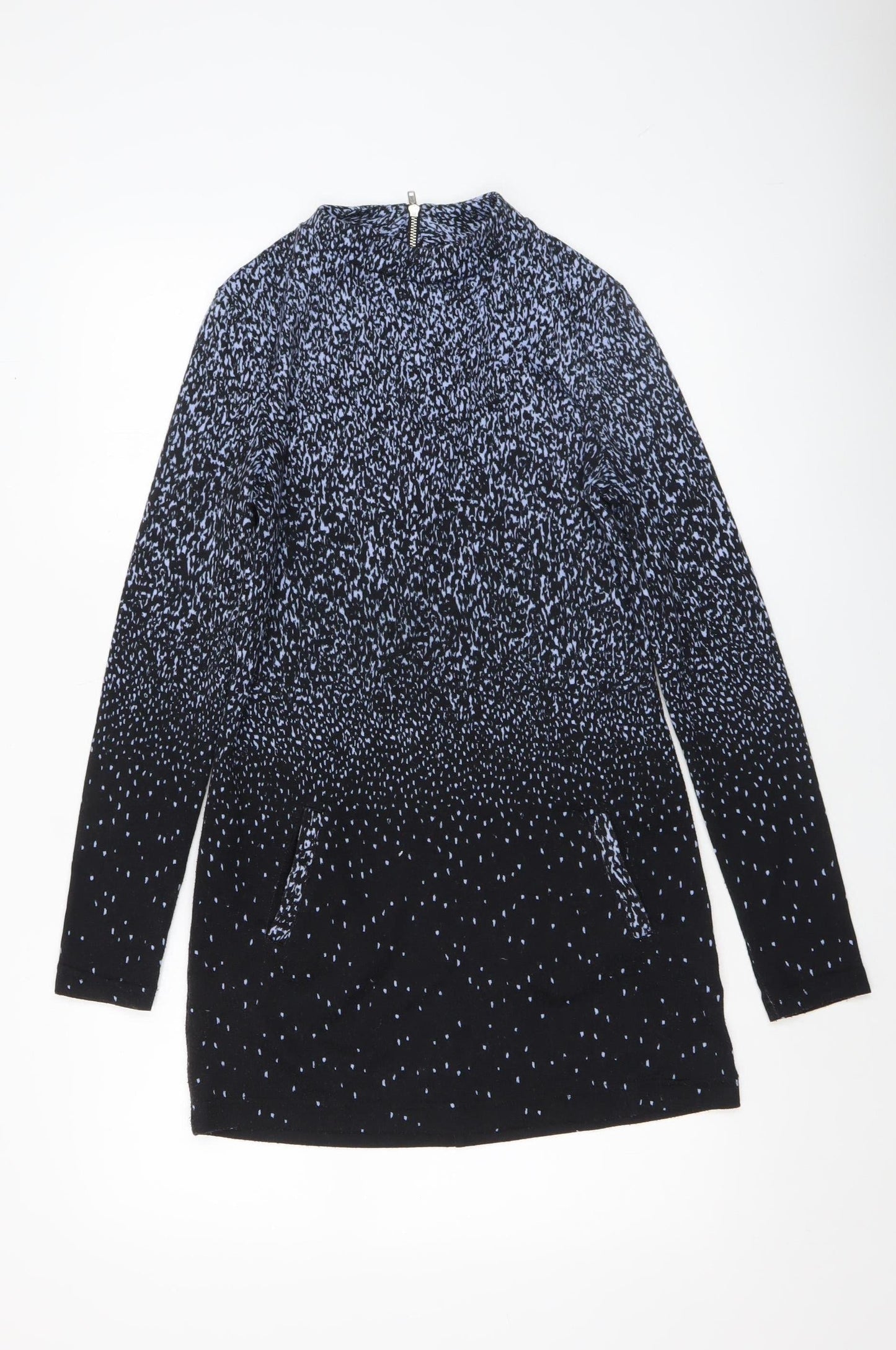 Marks and Spencer Women’s Black Shift Dress Size 8 Long Sleeve Jersey