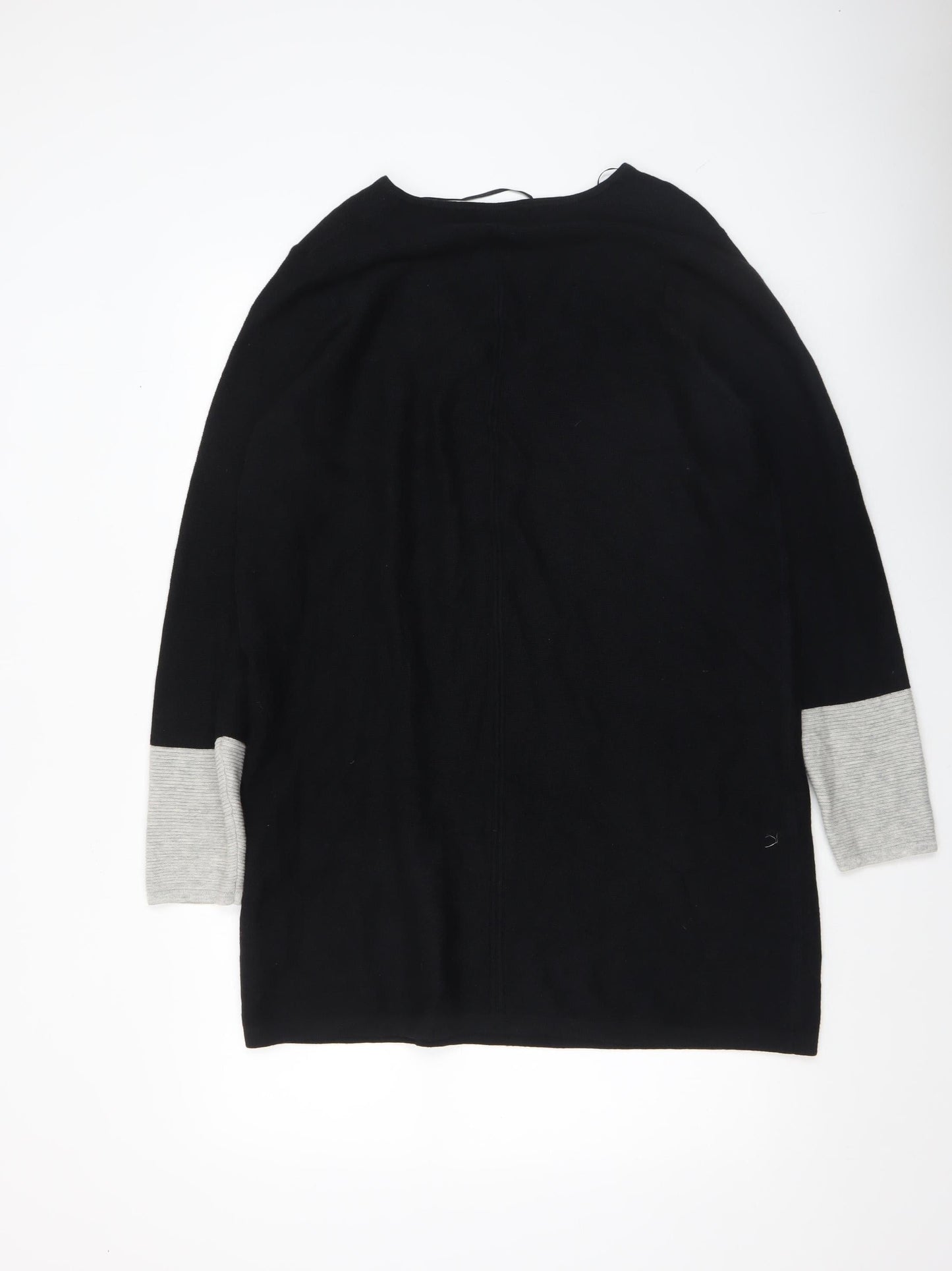 Marks and Spencer Women’s Black V-Neck Tunic Jumper Size 16
