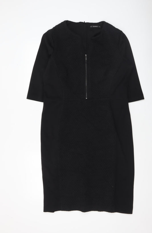 Dunnes Women’s Black Size 16 Sheath Workwear Dress