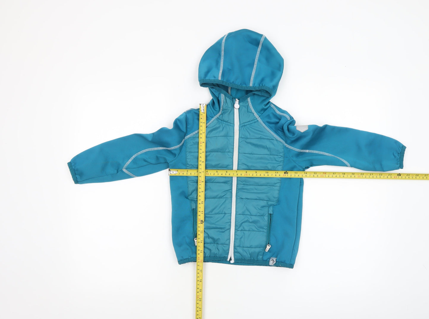 Regatta Boys Blue Full Zip Hooded Hoodie 5-6 Years Softshell Jacket