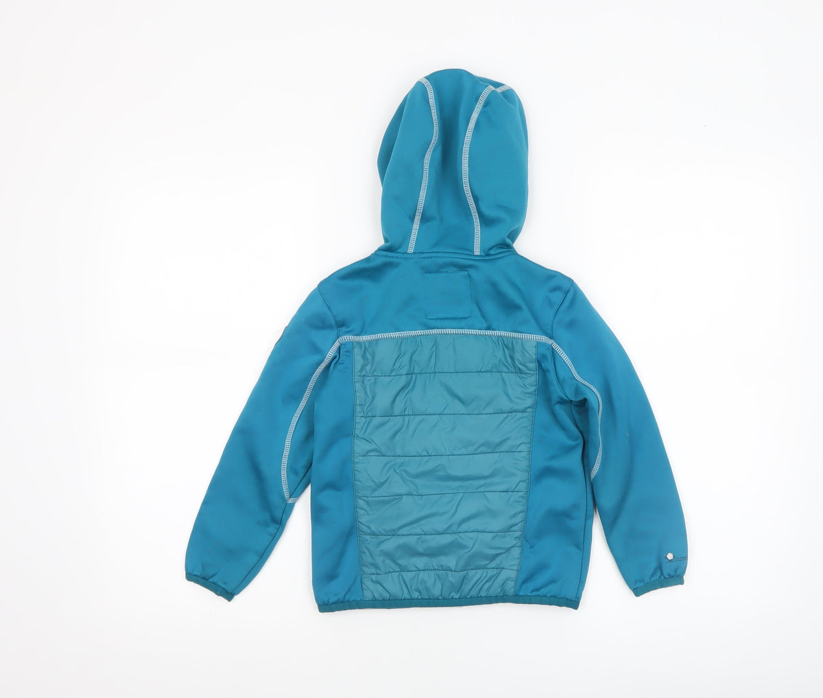 Regatta Boys Blue Full Zip Hooded Hoodie 5-6 Years Softshell Jacket