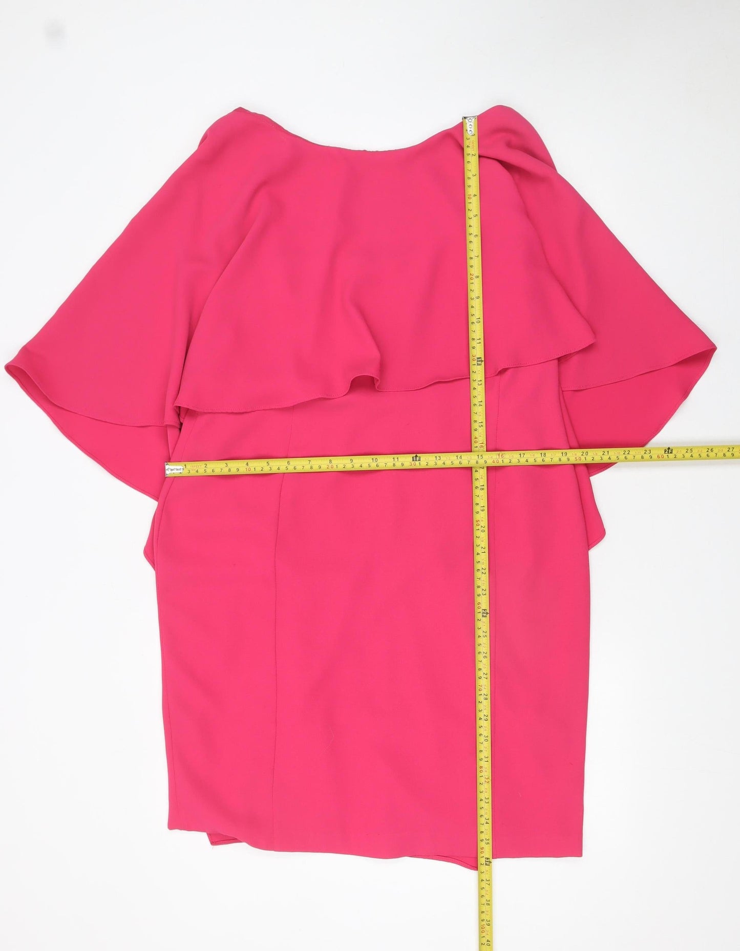 Coast Women Hot Pink Off Shoulder Shift Dress Size 16