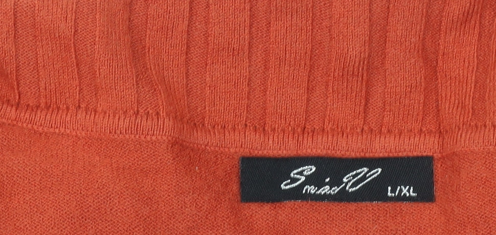 Smaid Women’s Orange Off Shoulder Jumper Dress L/XL