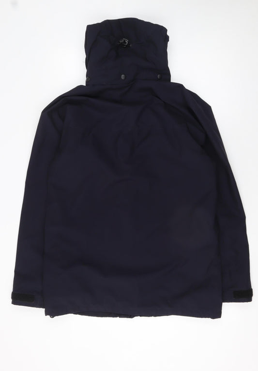 Rohan Men's Blue Atlas Waterproof Hooded Rain Jacket Size S