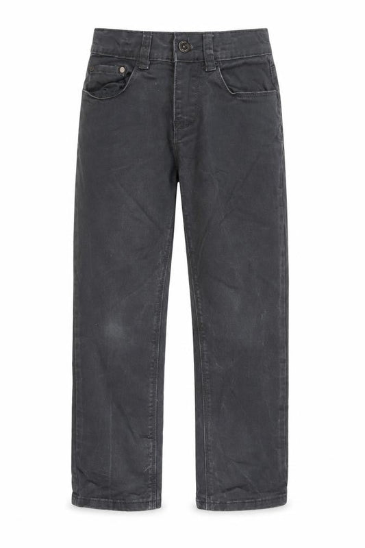 Diesel Boys Black Straight Jeans Age 7-8 Years Cotton Stretch Denim