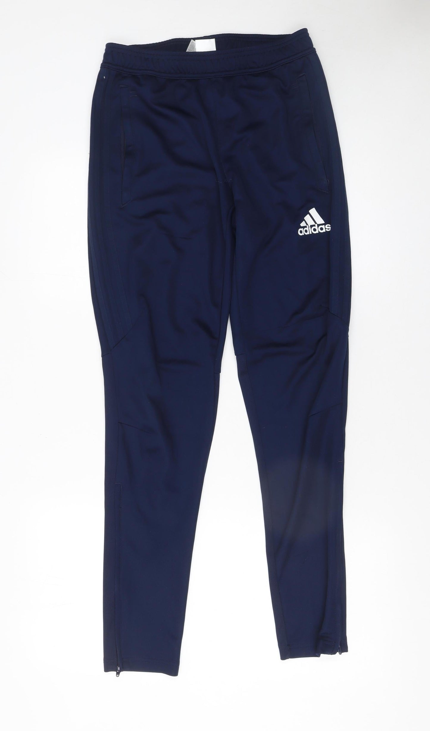 Adidas Men's Blue Slim Fit Jogger Trousers Size S Climalite Sportswear