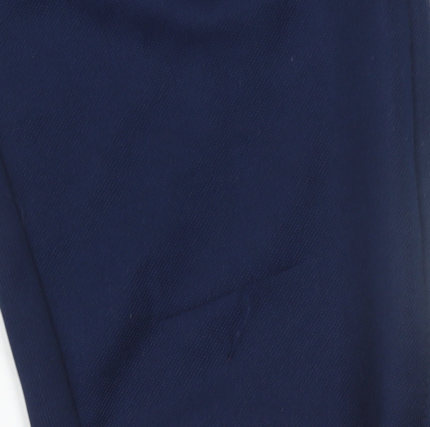Adidas Men's Blue Slim Fit Jogger Trousers Size S Climalite Sportswear