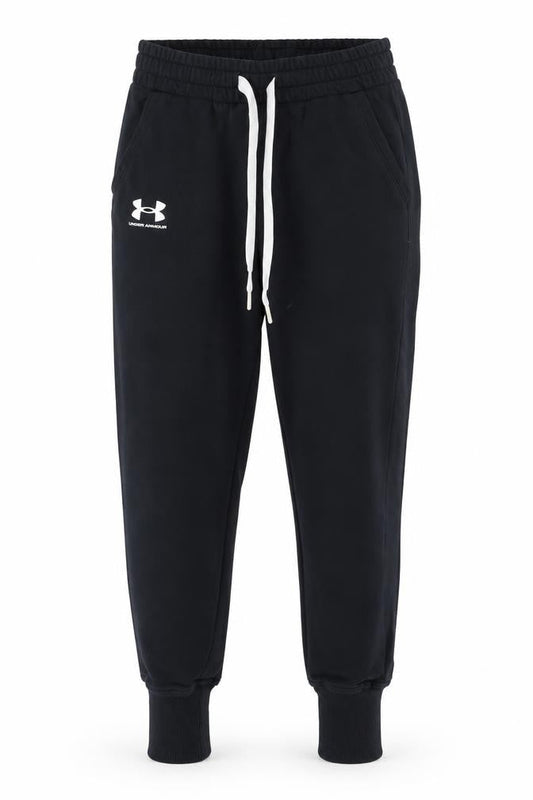 Under Armour Womens Black XS Jogger Trousers Cotton Blend