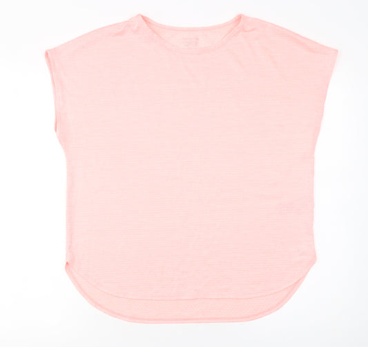 St. Bernard for Dunnes Stores Women's Pink Mesh Active T-Shirt Size 12