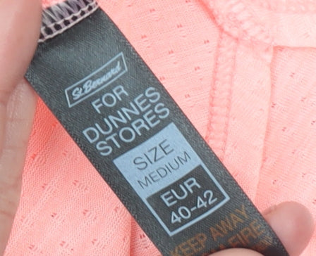 St. Bernard for Dunnes Stores Women's Pink Mesh Active T-Shirt Size 12