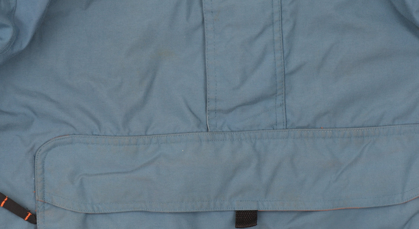Dare 2b Boys Blue Waterproof Anorak Jacket Size 16 Years Hooded Winter Coat