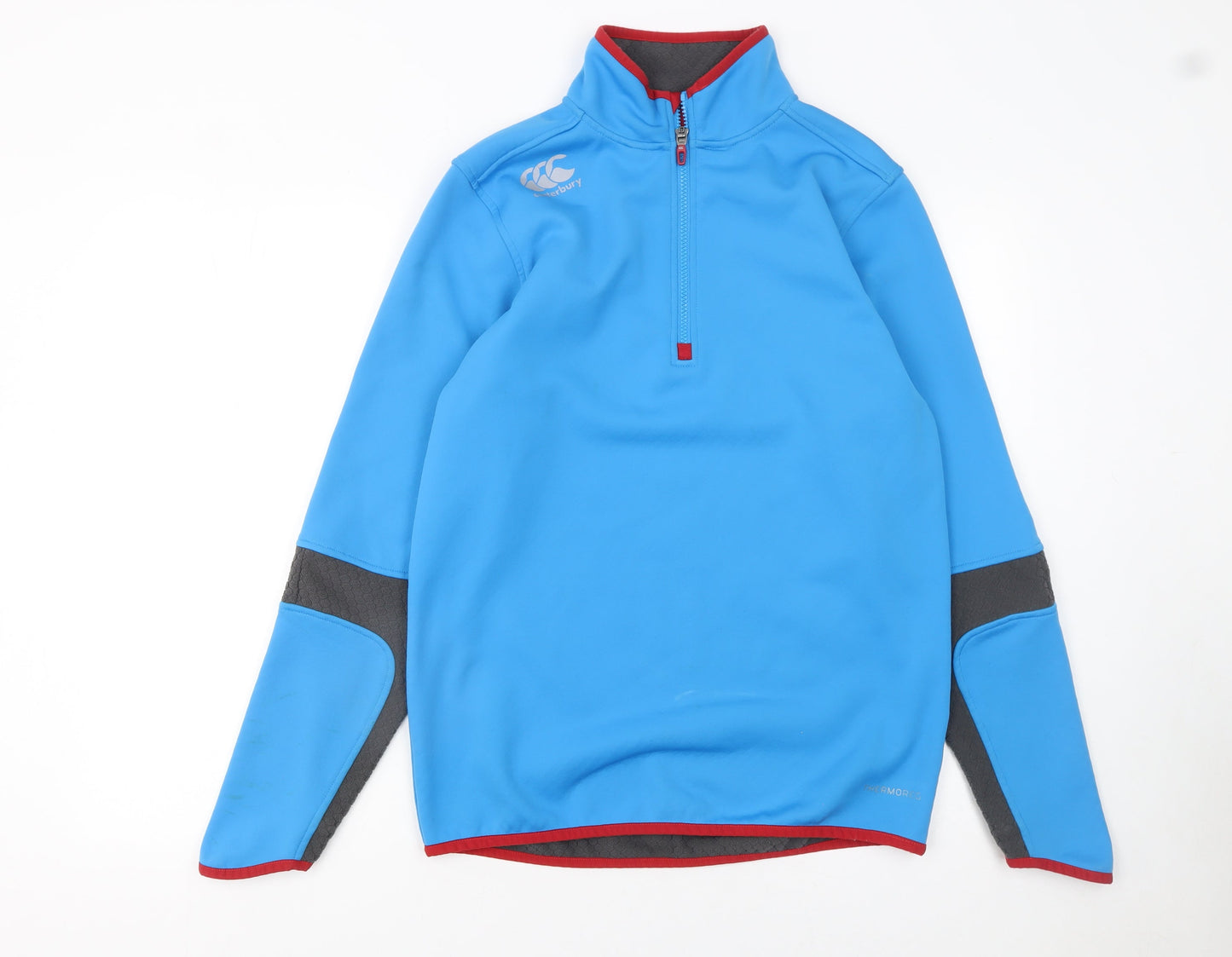 Canterbury Men's Blue 1/4 Zip Fleece Sweatshirt Size S