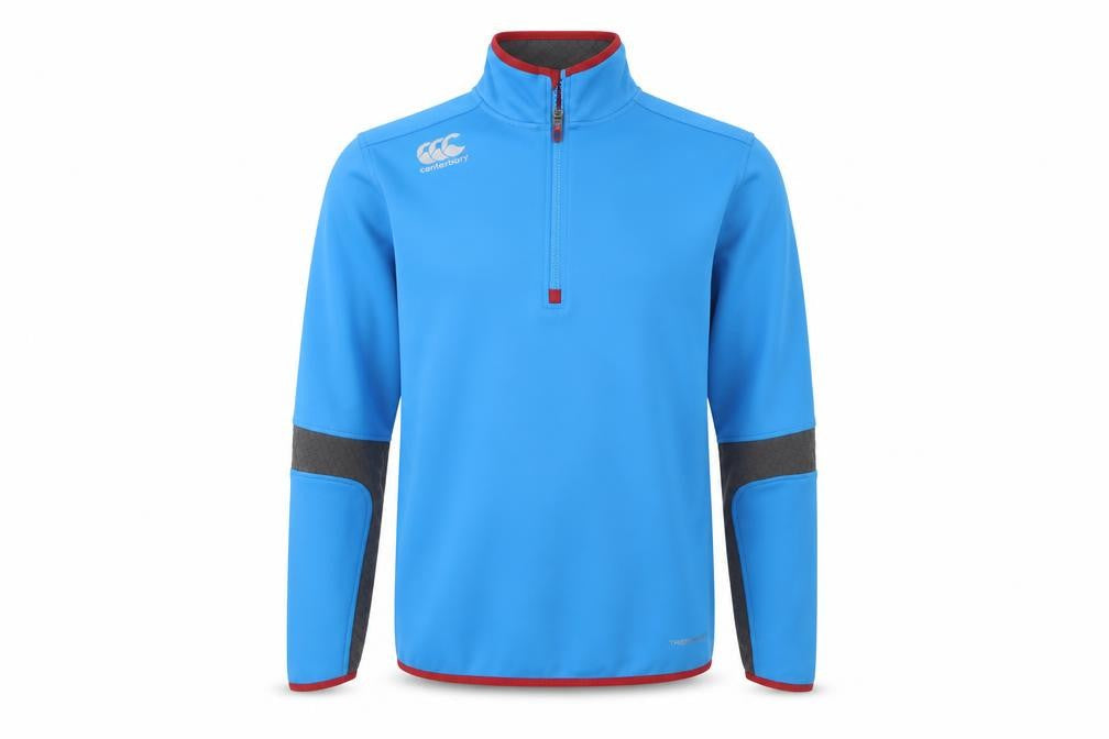 Canterbury Men's Blue 1/4 Zip Fleece Sweatshirt Size S