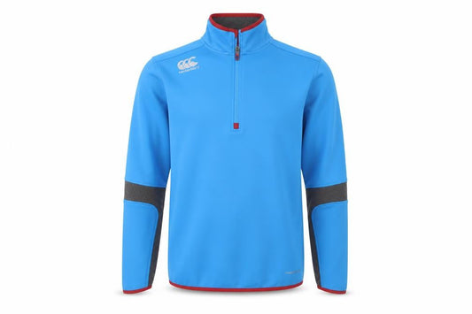 Canterbury Men's Blue 1/4 Zip Fleece Sweatshirt Size S