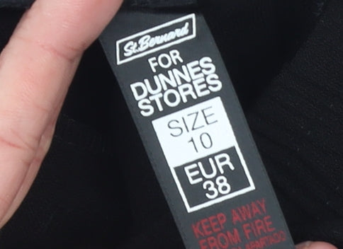 Dunnes Stores Women’s Black Size 10 Straight Leg Trousers