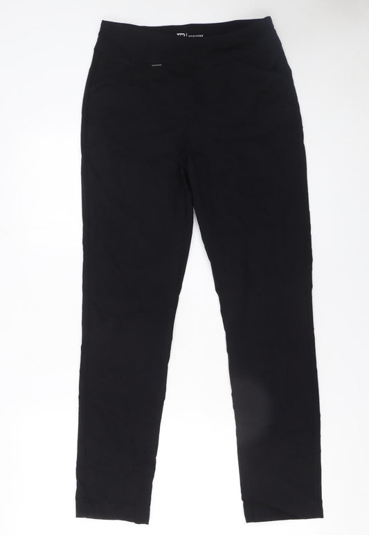 EP New York Women's Black Slim Stretch Trousers Size S